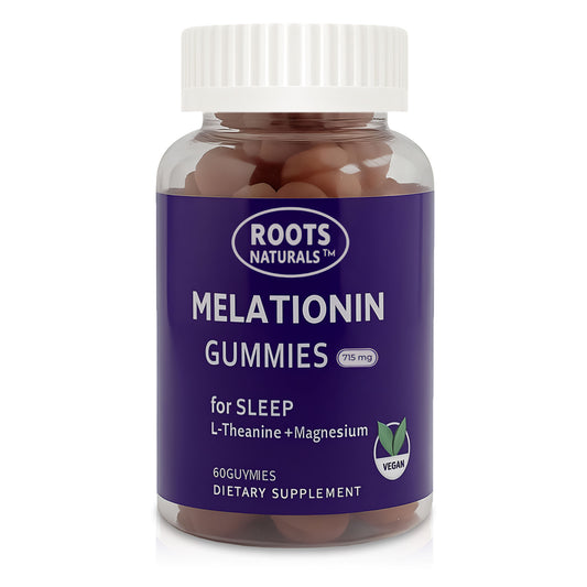 Roots Naturals™ Melatonin Gummies – 60 Vegan Gummies